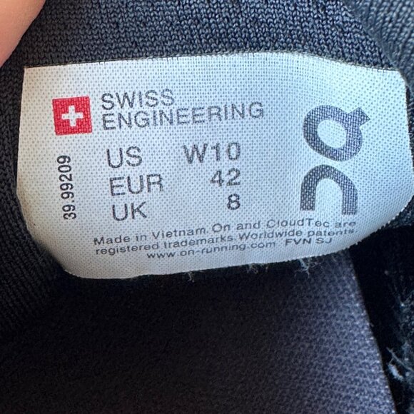 On Running Sneaker Womens 10 Eur 42 Cloudstratus Marina Magnet Active - Picture 6 of 11